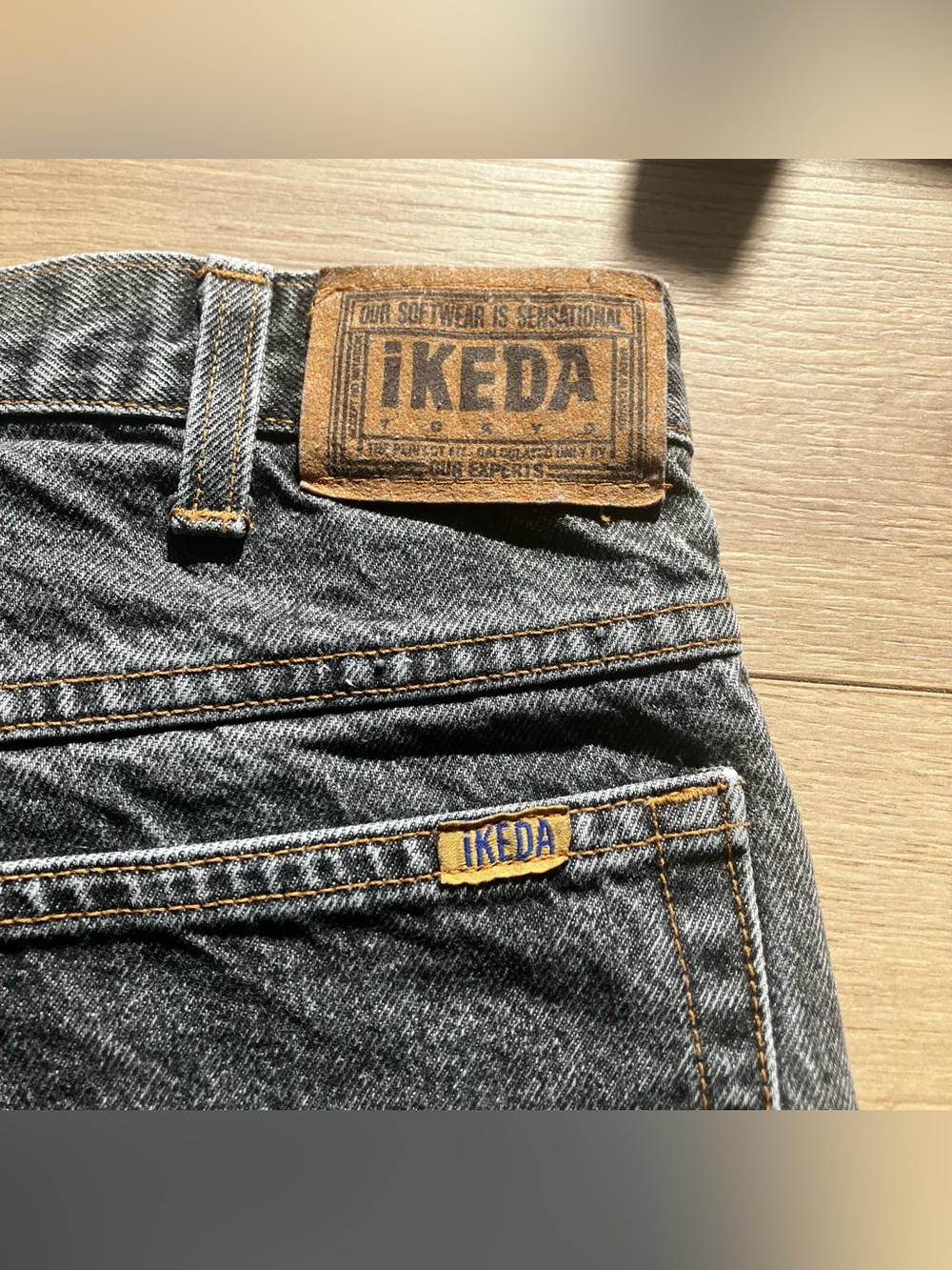 Vintage IKEDA denim cutoffs - Picture 3 of 6